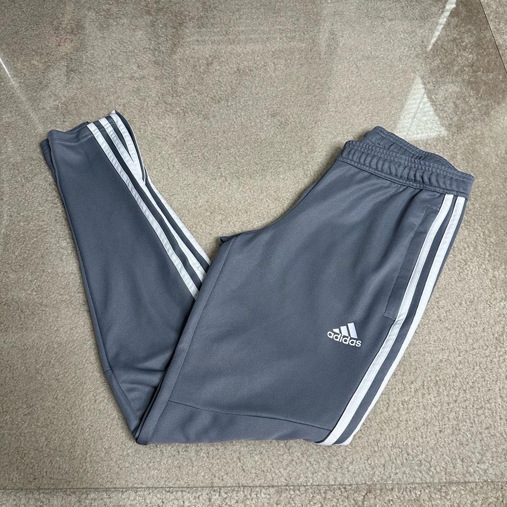 ADIDAS GREY TRACK PANTS WOMENS XS